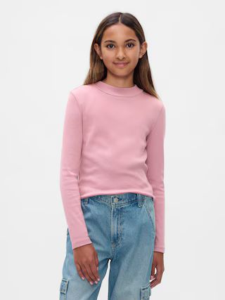 Kids Rib Mockneck T-Shirt | Gap (US)