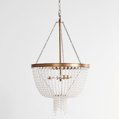 Glass Beaded Chandelier | Pottery Barn Teen