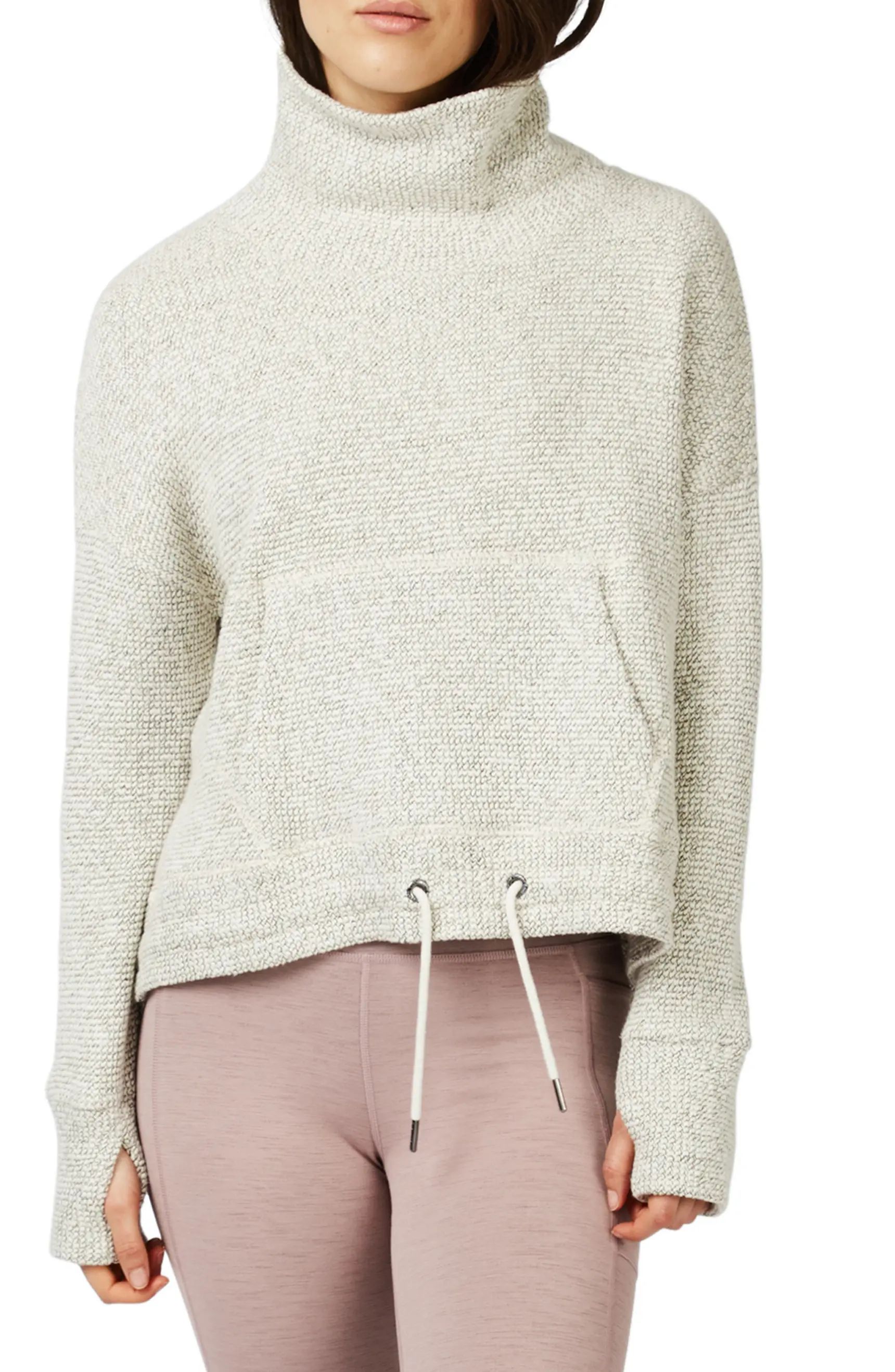 Bouclé Funnel Neck Sweatshirt | Nordstrom Rack