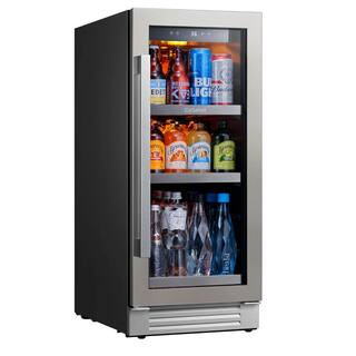 15 in. 100 (12 oz.) Cans Beverage Cooler Refrigerator Soda Drink Mini Fridge Built-in or Freestan... | The Home Depot