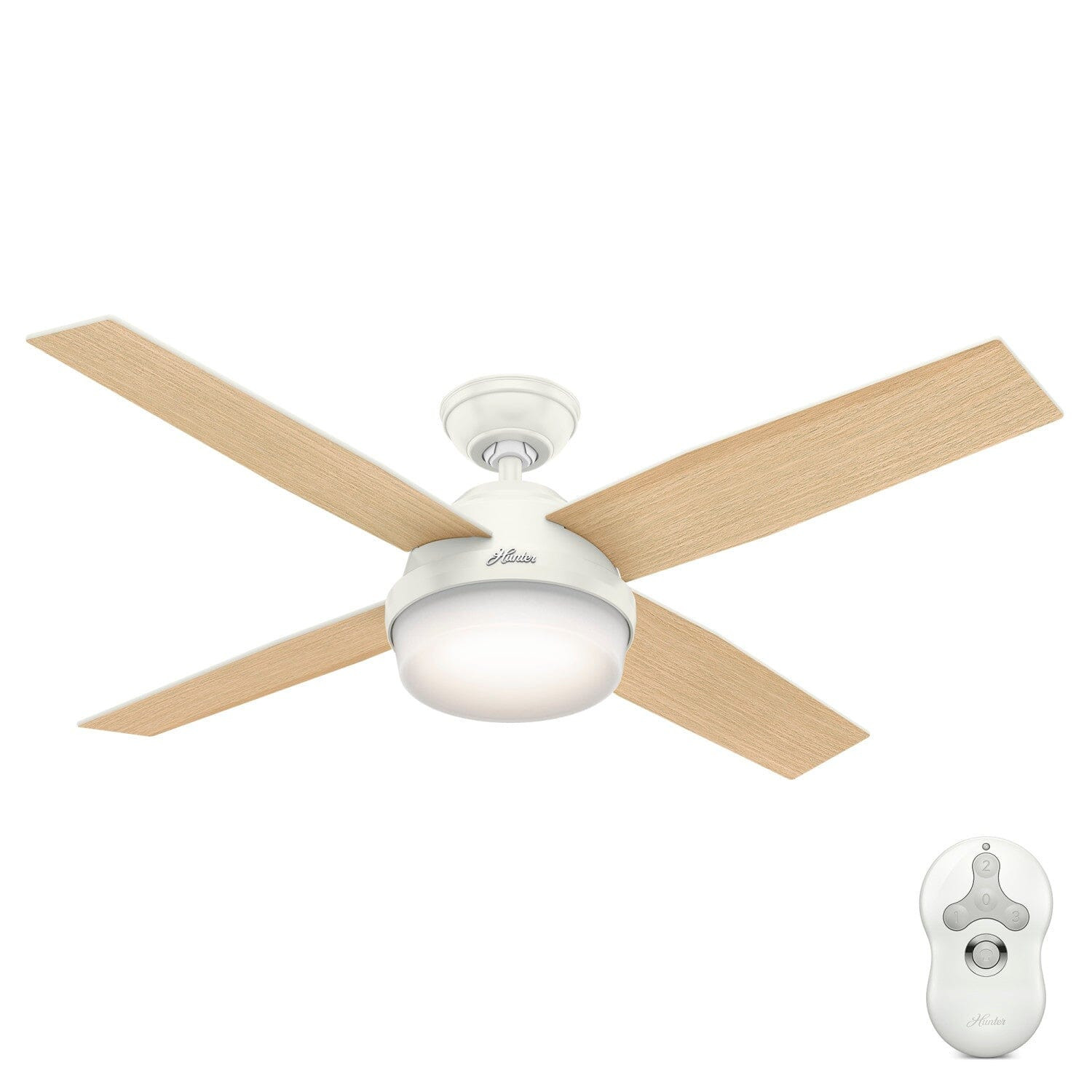 Dempsey with Light 52 inch Ceiling Fan | Hunter Fan Company