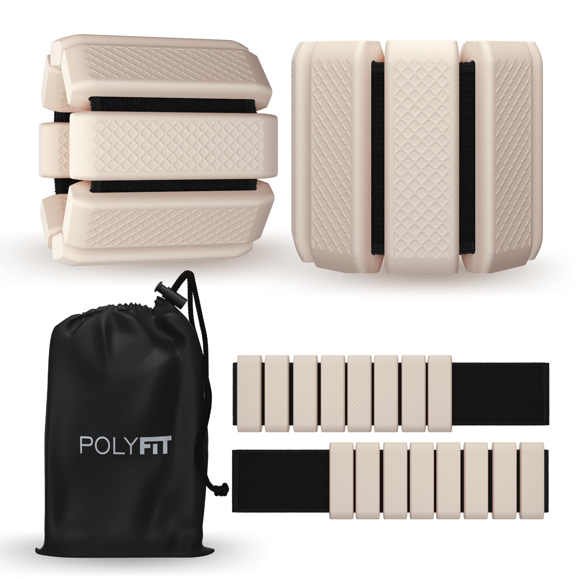 Polyfit Wrist & Ankle Weights - 1 Pair - Wearable Ankle Weights for Women and Men - Wearable Brac... | Amazon (US)