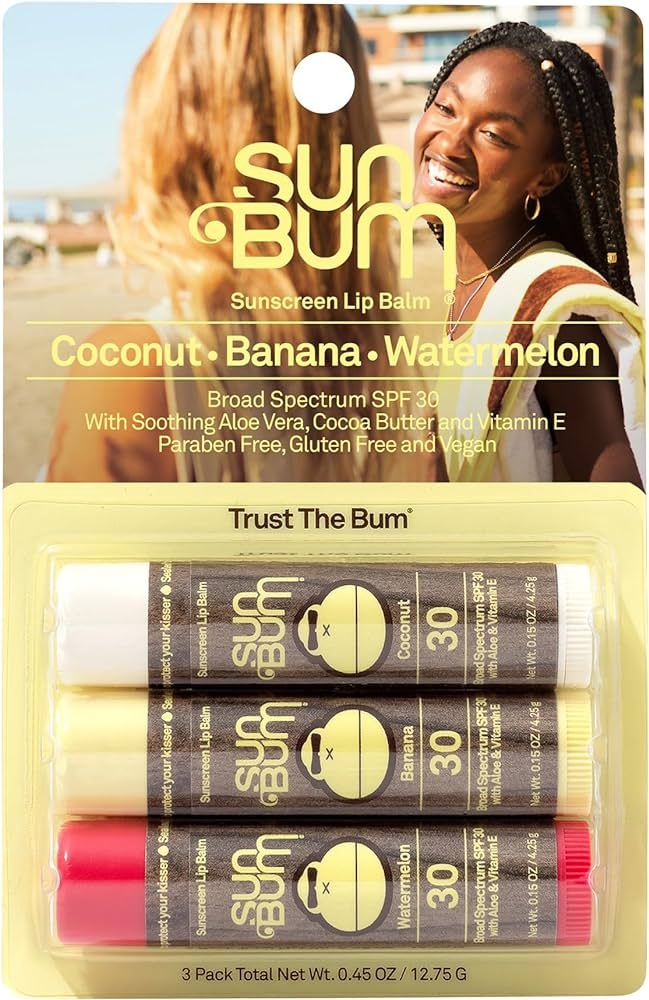 Sun Bum Lip Balm, SPF 30, 0.15 oz. Stick, 1 Count, Broad Spectrum UVA/UVB Protection, Hypoallerge... | Amazon (US)