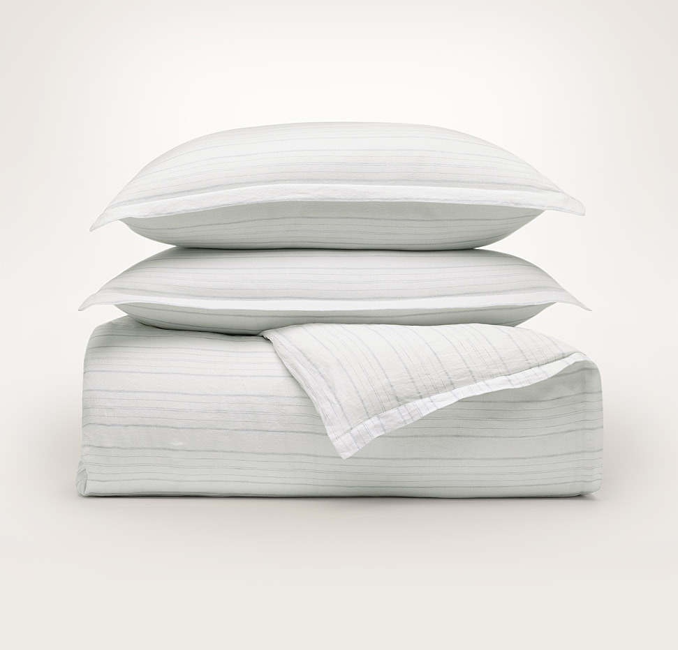 Linen Airy Stripe Duvet Set | Boll & Branch