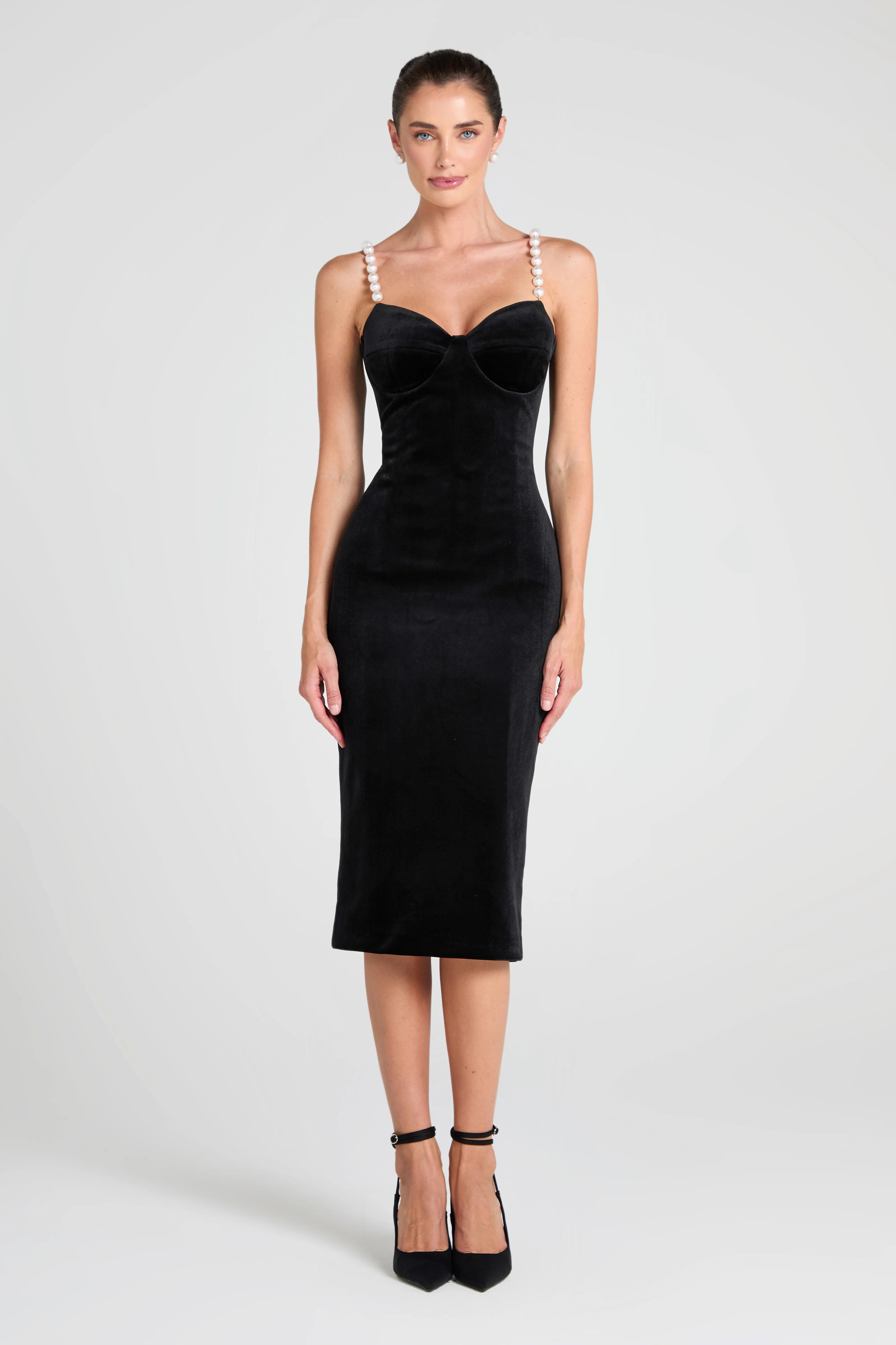 Emily Black Dress | Nadine Merabi