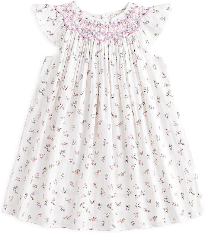 Simplee kids Baby Girls Casual Dresses Toddler Floral Dress Print Sundress Princess Dress | Amazon (US)