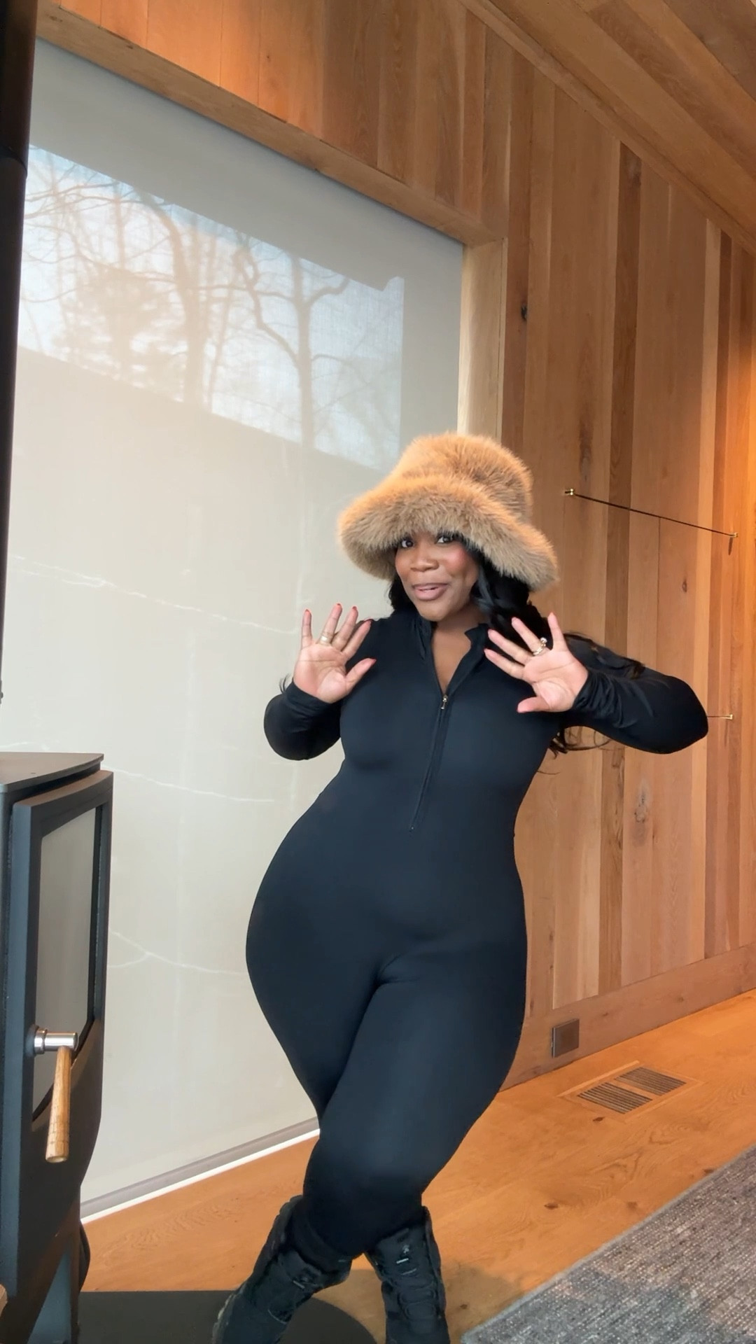 Outfit of the Day for our first day in the Smokey Mountains with Lexus!

This jumpsuit is so comfy and flattering, very much curvy midsize meets plus-size approved!

Jumpsuit: XL

Lip Combo Details:

Liner: Chestnut
Charlotte Tilbury Matte Lipstick: Honey Blur
Anastasia Beverly Hills: Peachy Nude

#LTKFindsUnder50 #LTKMidsize #LTKFitness