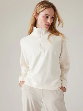 Retroterry 1/4 Zip Sweatshirt | Athleta