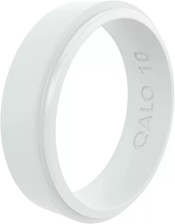 Qalo Women's Narrow Polished Step Edge Silicone Ring | Dick's Sporting Goods