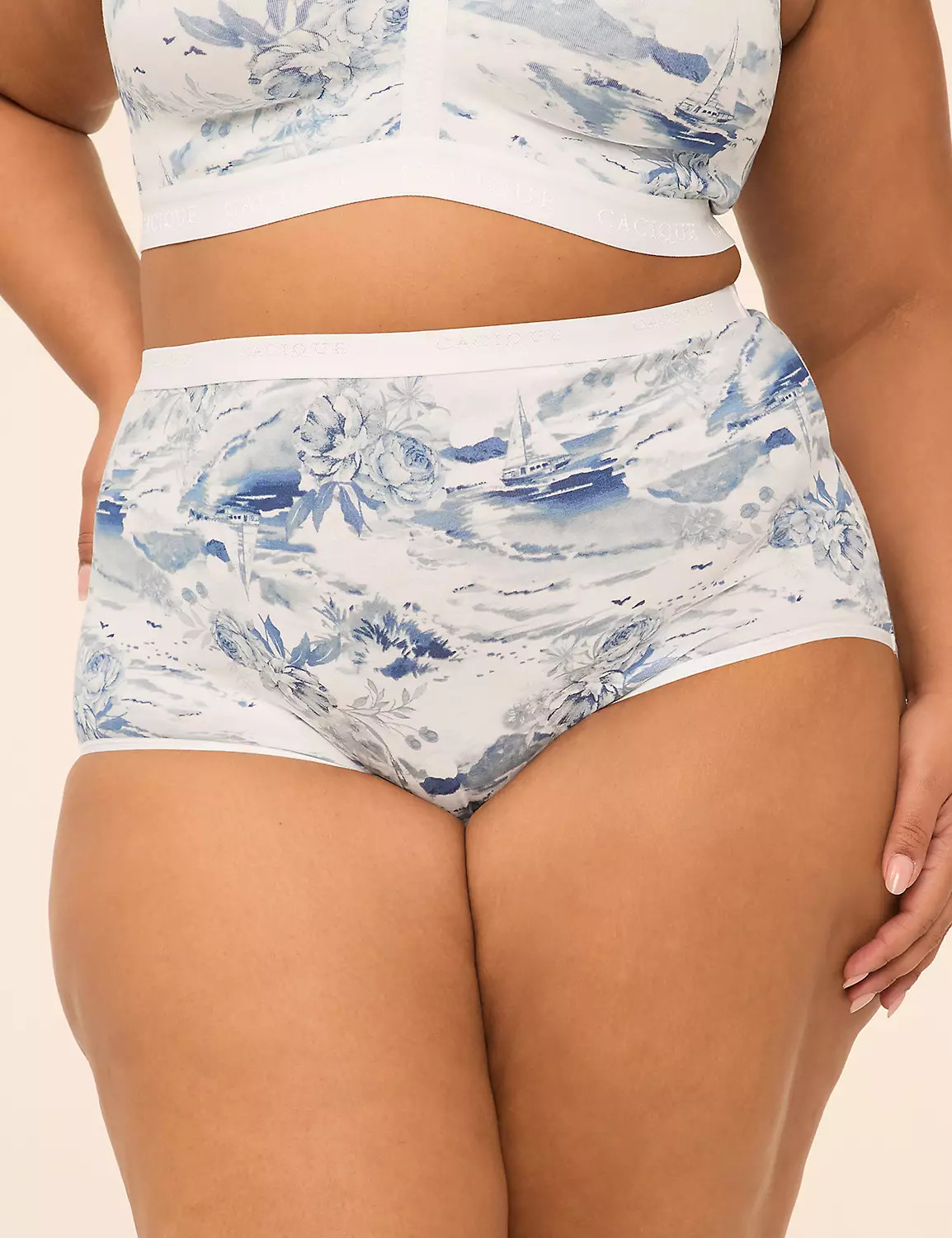 Cotton High-Waist Brief Panty | LaneBryant | Lane Bryant (US)