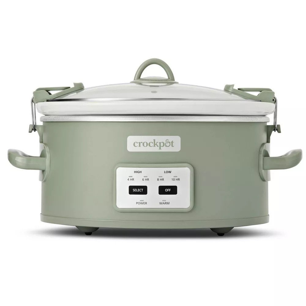 Crock-Pot SAP_2168491 6qt Cook and Carry Programmable Slow Cooker - Moonshine | Walmart (US)