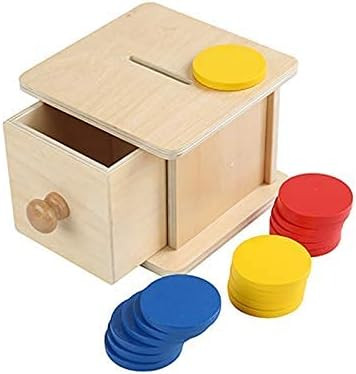 Adena Montessori Infant Coin Box Montessori Toys for 1 Year Babies 1.5 - 2 Years Toddlers | Amazon (US)