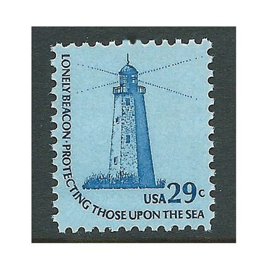 29c Sandy Hook Lighthouse Stamps .. Unused US Postage Stamps .. Pack of 10 Stamps | Nautical | Be... | Etsy (Global)