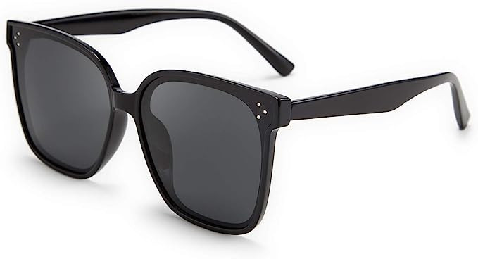 FEISEDY Retro Square Polarized Sunglasses Women Men Oversized Vintage Shades B2600 | Amazon (US)