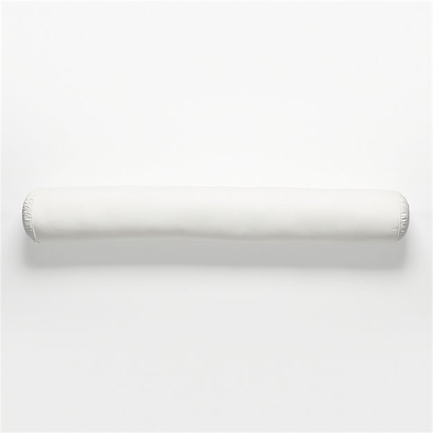 Bridge Cotton Sateen Bolster Pillow | CB2 | CB2