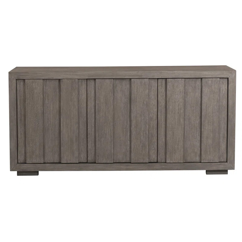 Brisco Rustic Plank Front 3 Door Storage 72" Wide Sideboard | Wayfair North America