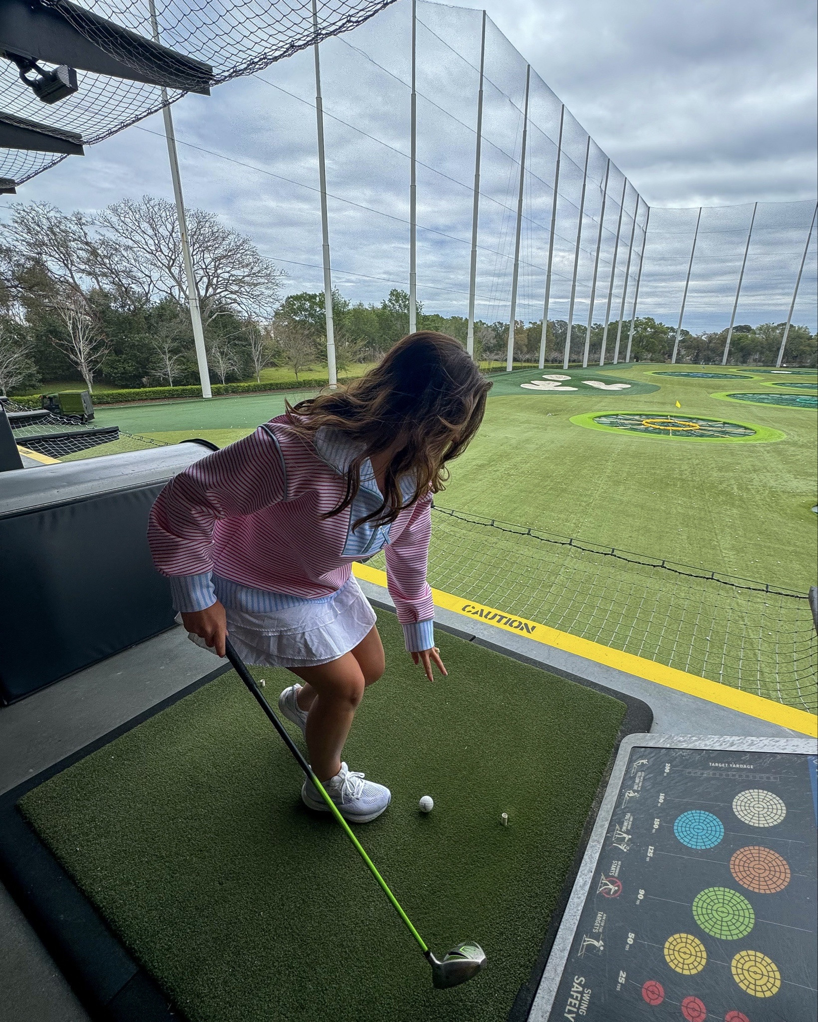 Topgolfing in the best weather🏌️‍♀️ Skirt is old Aerie but I tagged similar🌟

#LTKgrwm #LTKootd #LTKdayinmylife