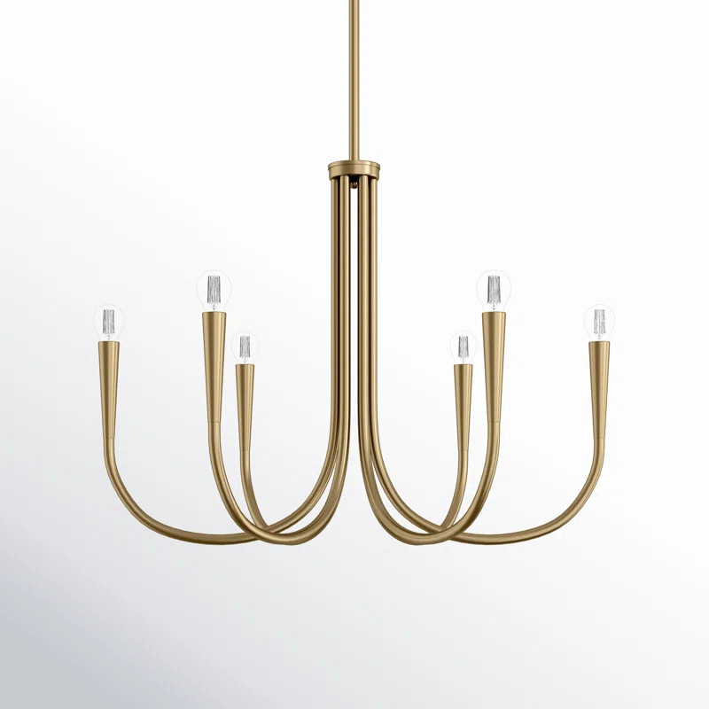 Catalena 6 Light Metal Dimmable Chandelier | Wayfair North America