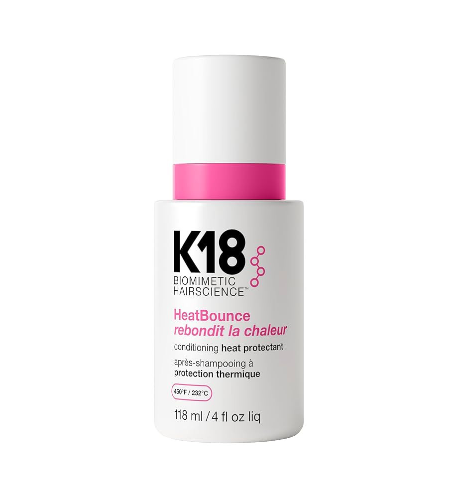 K18 HeatBounce Conditioning Heat Protectant Spray, Lightweight Leave-In Conditioner + 450℉ (232... | Amazon (US)