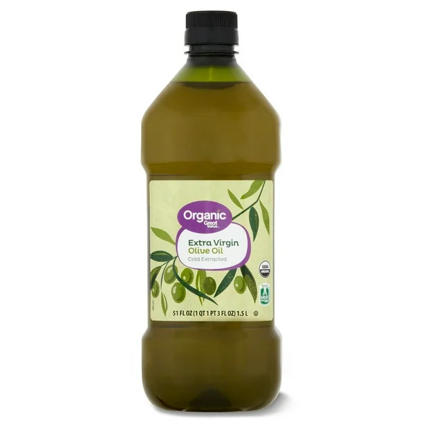 Great Value Organic Extra Virgin Olive Oil, 51 fl oz - Walmart.com | Walmart (US)