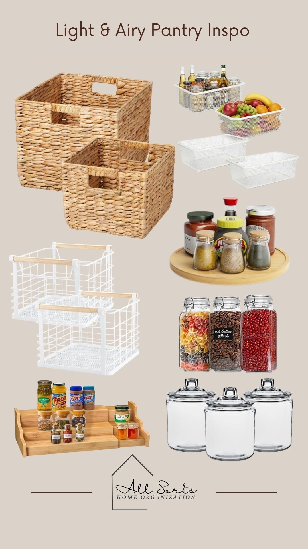 Light and airy pantry organization! 

#LTKHome