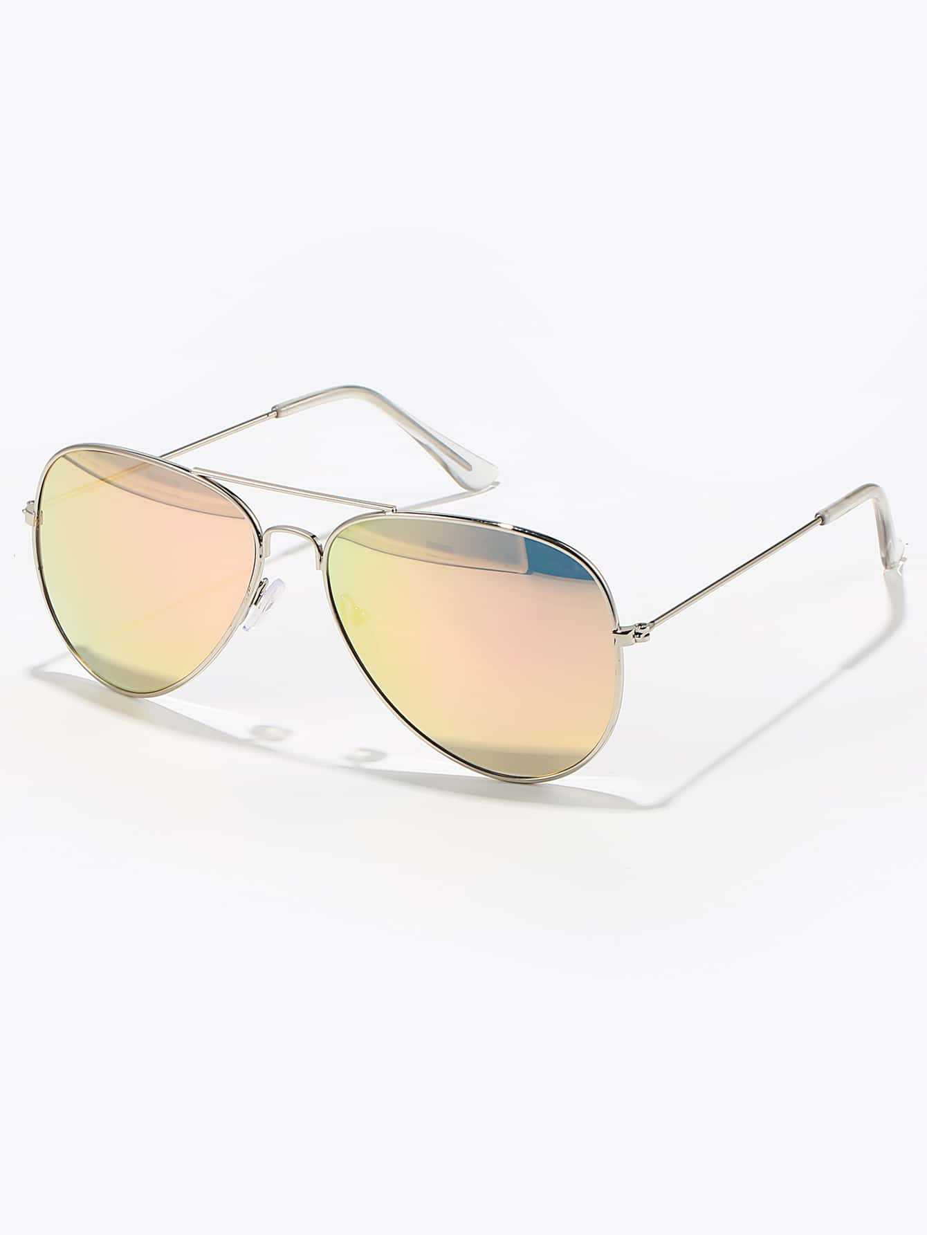 1Pair Women Metal Frame Aviator Fashion Glasses For Summer Outdoor | SHEIN