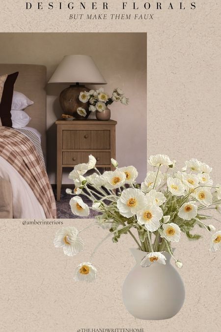 Realistic poppy flowers

Poppy stems
Small vase
Nightstand decor
Amber interiors flowers

#LTKHome #LTKStyleTip