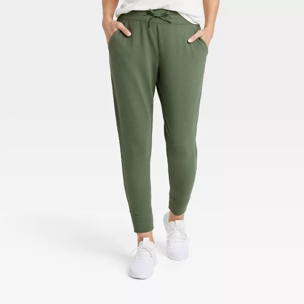 Women's French Terry Joggers 25.5" - All in Motion™ | Target