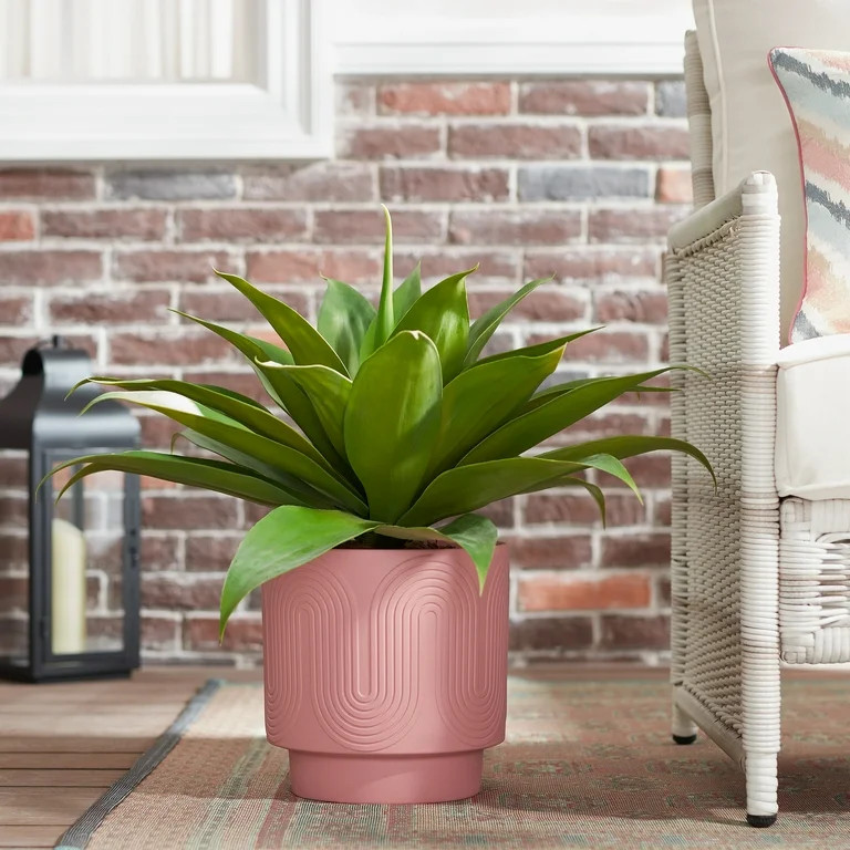Better Homes and  Gardens Amy Pink  Wave Planter | Walmart (US)