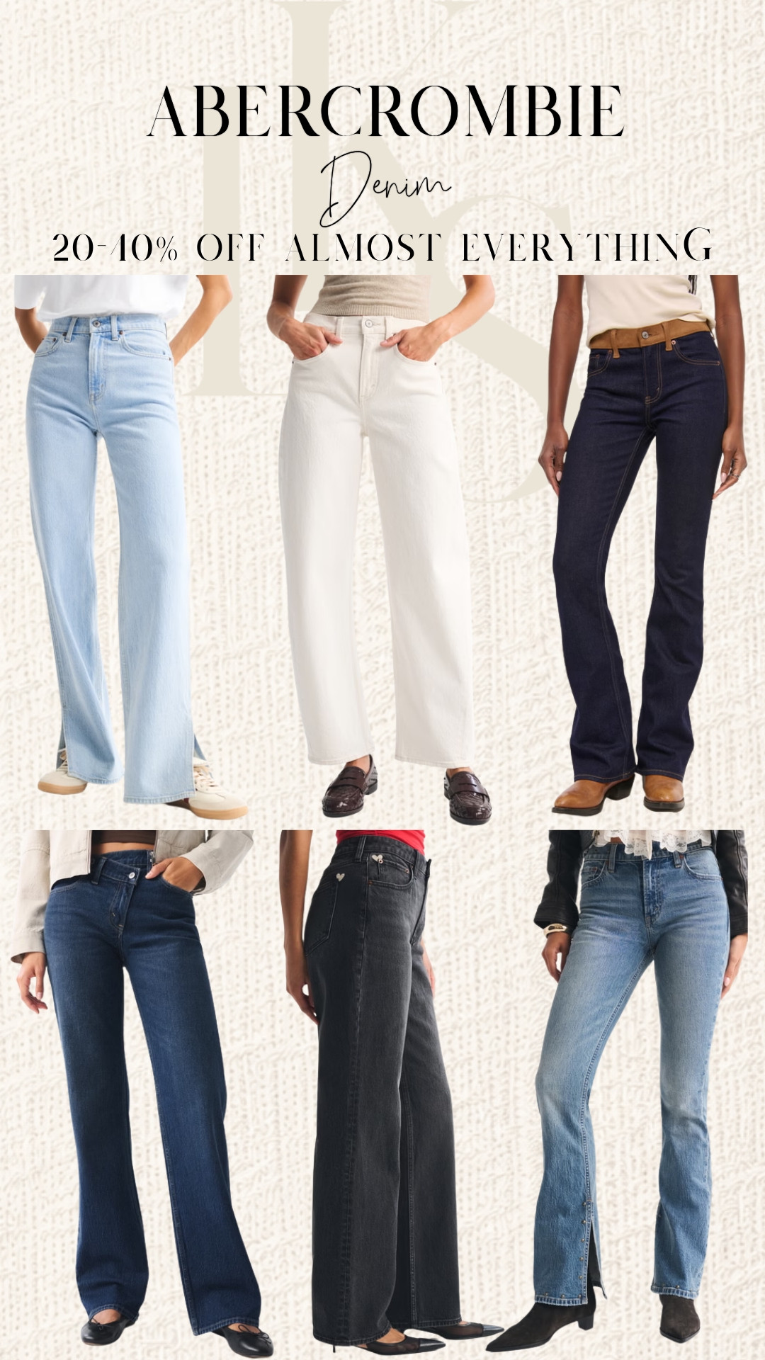 Abercrombie "Step into Fall" Sale!

20-40% off almost everything + 20% off all clearance!

Shop my favorite denim styles here! 🍁 

 #LTKootd #LTKSeasonal #LTKSaleAlert