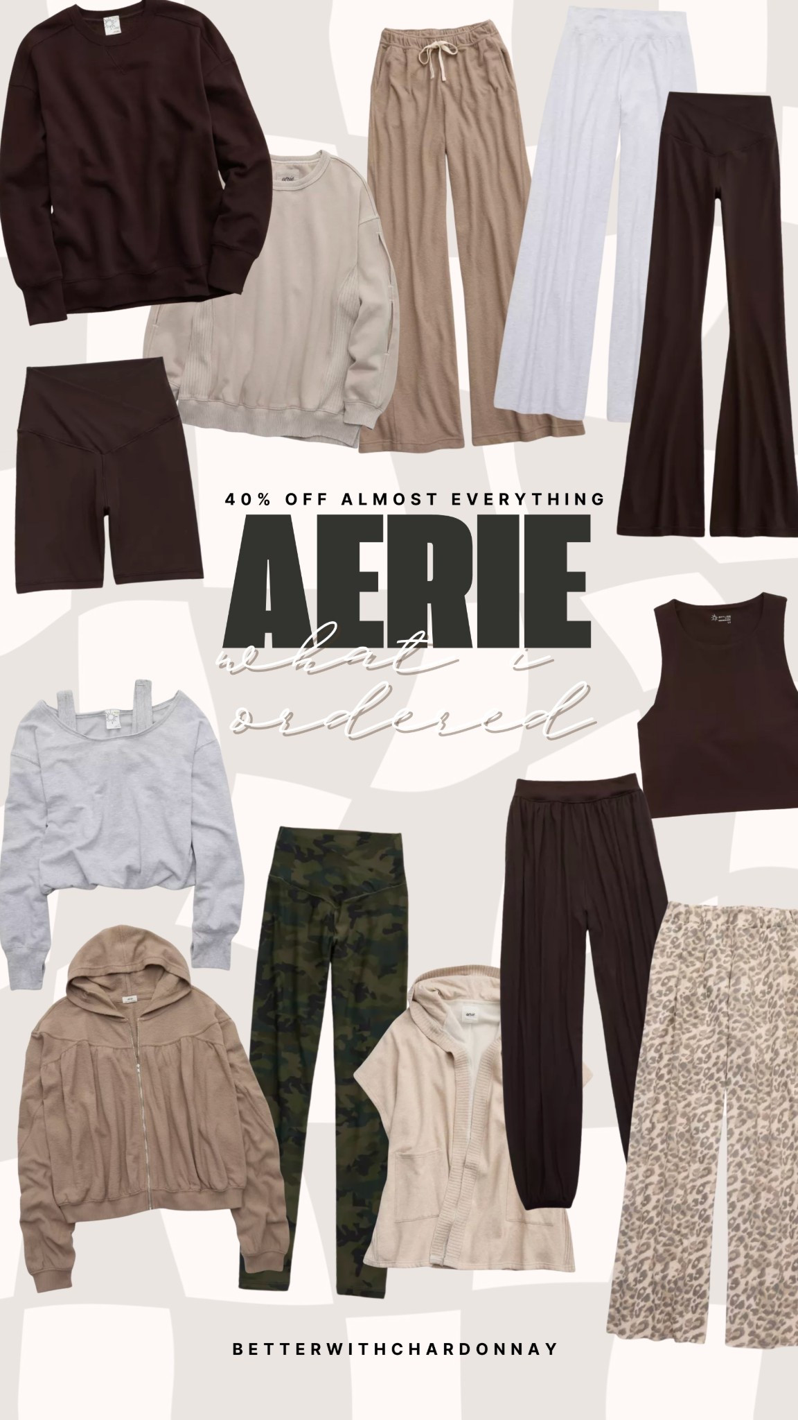 Aerie is having a huge 40% off sale!! This is what I ordered!!

Aerie sale, lounge sets, basics, workout outfits 

#LTKFindsUnder100 #LTKSaleAlert #LTKFindsUnder50