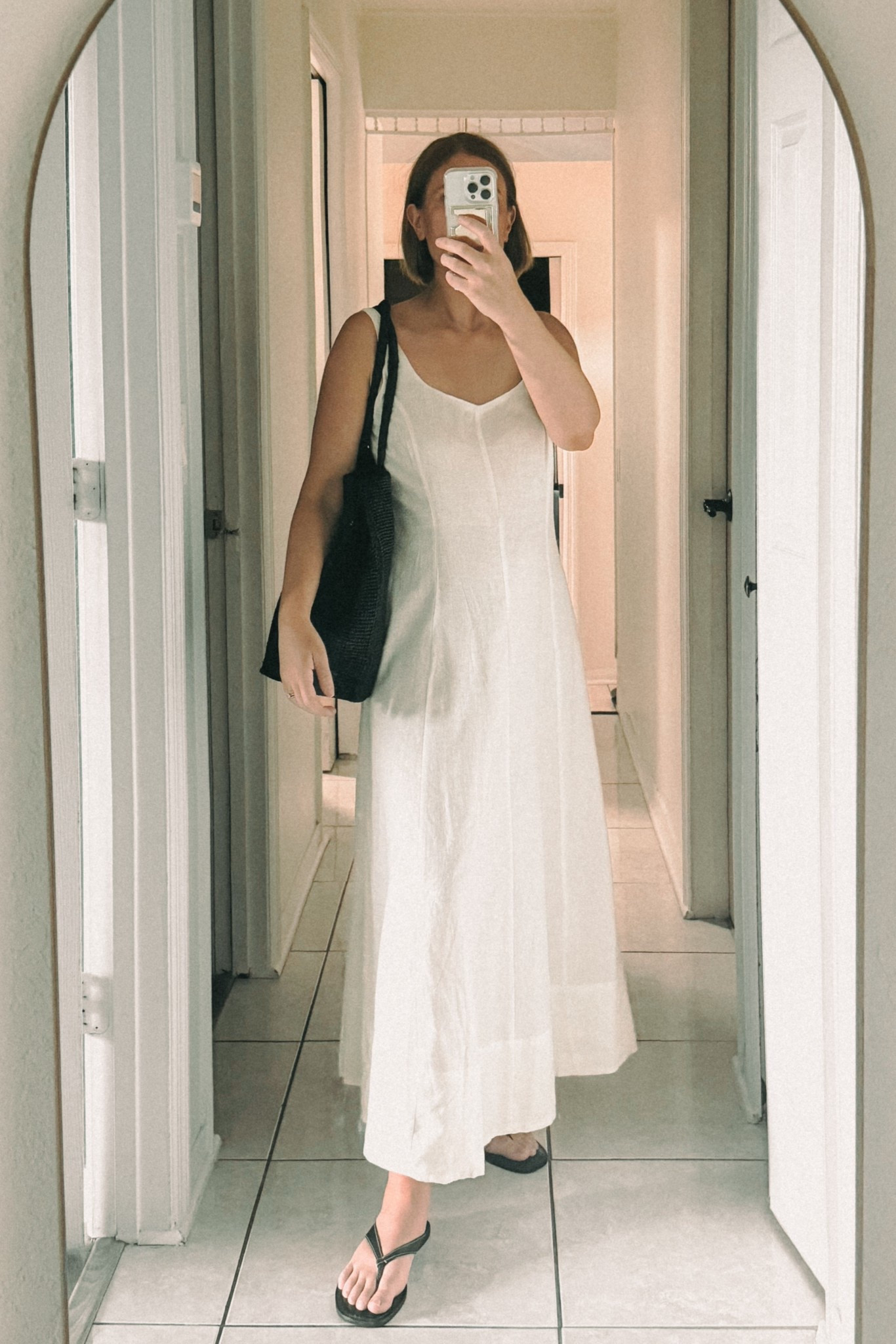 White linen maxi dress that’s perfect for vacationn

#LTKSeasonal #LTKOver40