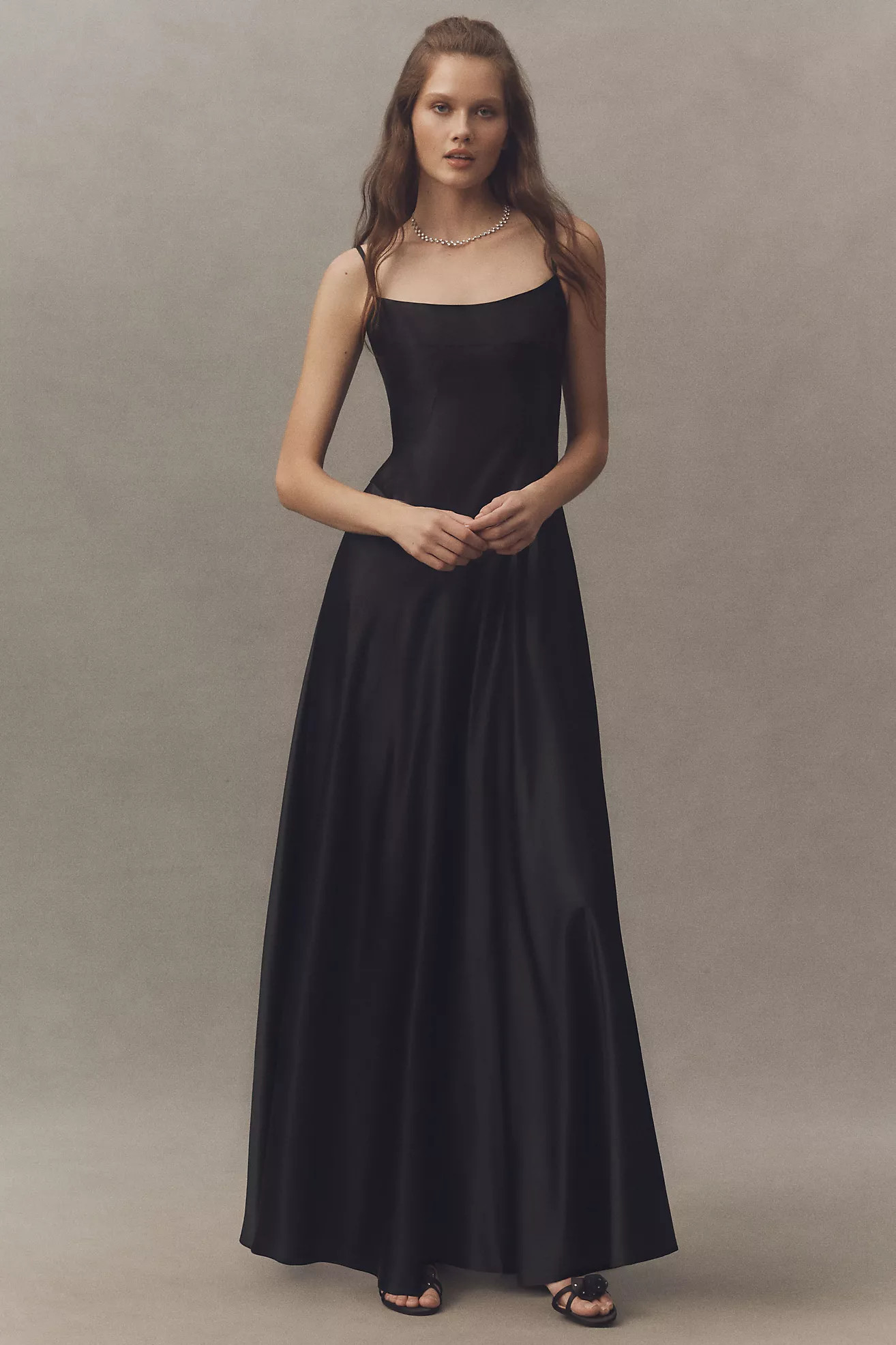 Mare Mare Emmy Satin Corset Maxi Dress | Anthropologie (US)