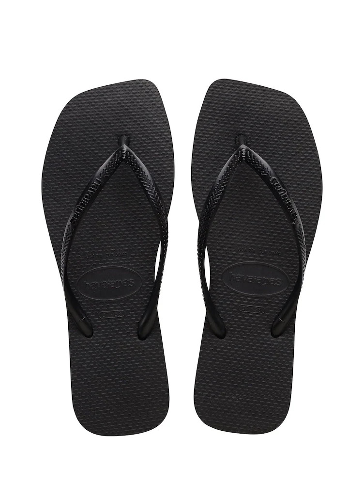 Havaianas Black Square Flip Flops | Next EU