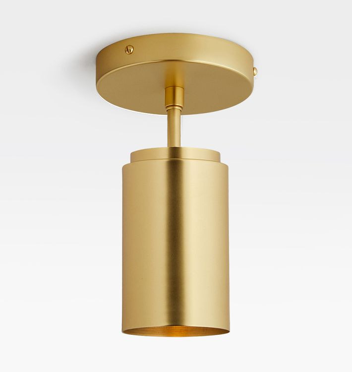 Paige 3-1/4" Articulating Flat Cylinder Semi-Flush Fixture | Rejuvenation