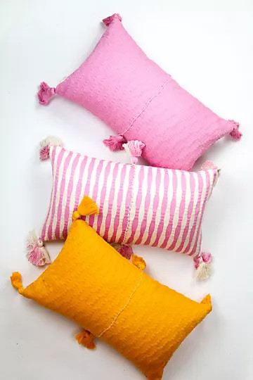 Archive New York Pink and Orange Antigua Pillow | Anthropologie (US)