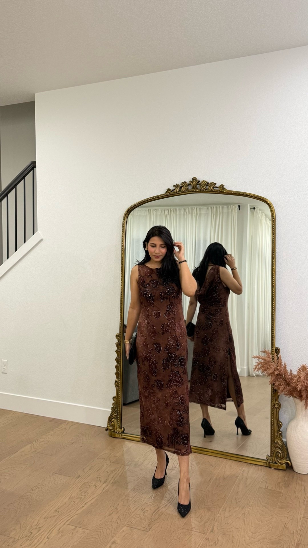 Party wear dress #sideslitdress #mididress #weddingguestdress 

#LTKFindsUnder100 #LTKPetite #LTKWedding