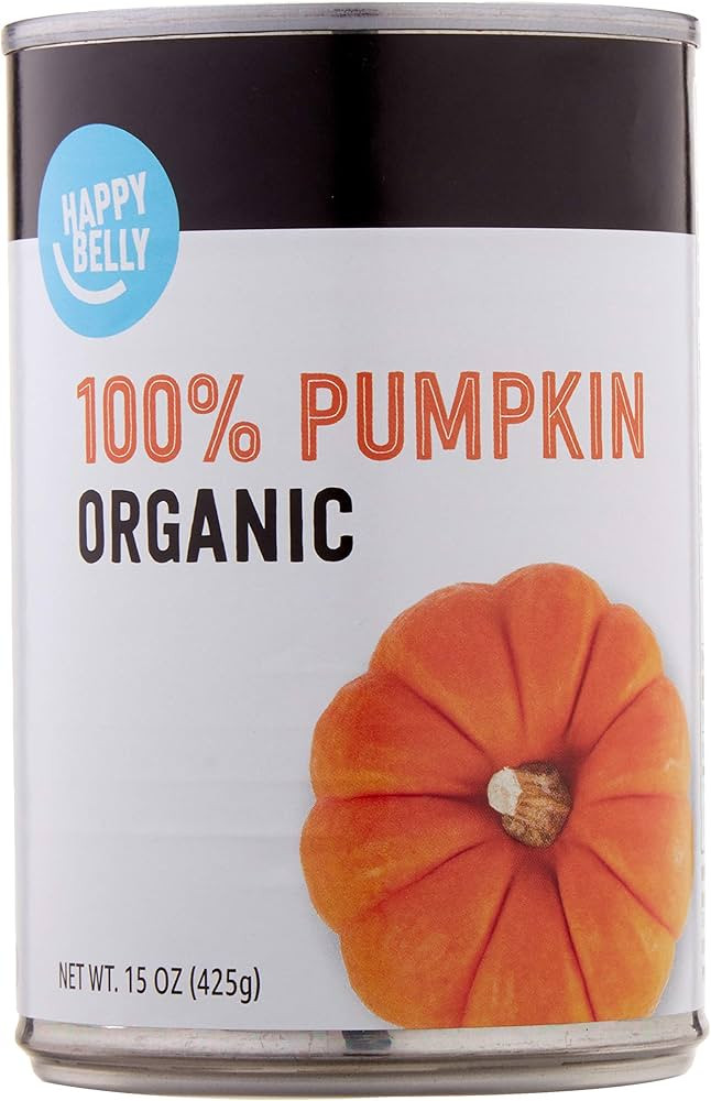 Amazon Brand - Happy Belly Organic 100% Pumpkin, Canned, 15 ounce (Pack of 1) | Amazon (US)