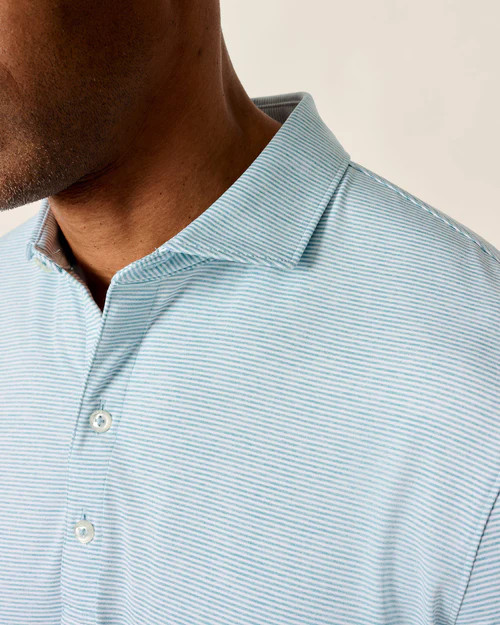 Performance Jersey Polo - Lyndonn Stripe | johnnie O
