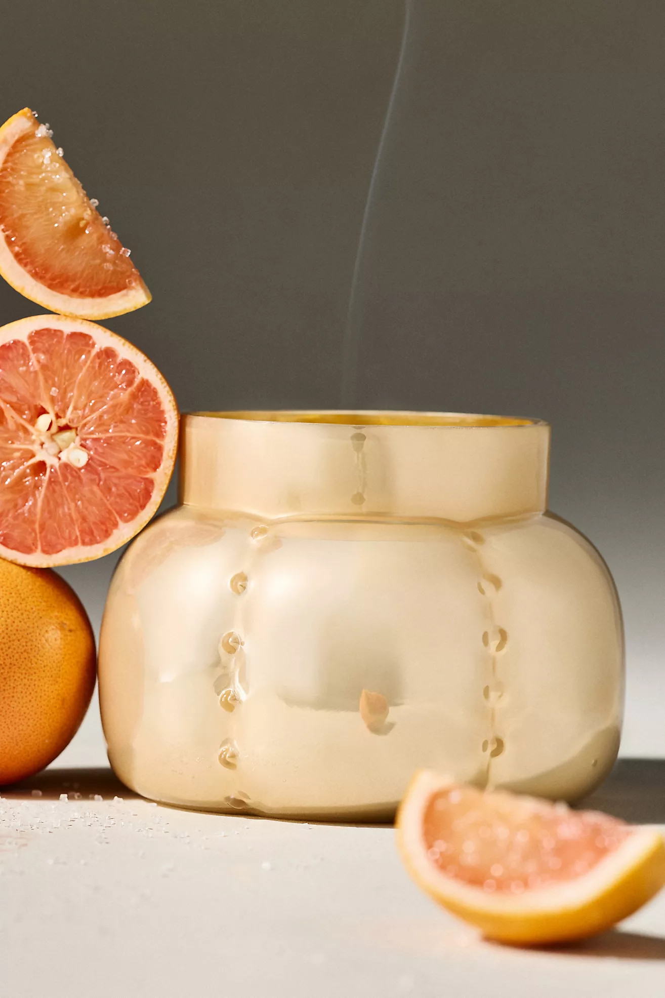 Volcano Ornament Glass Jar Candle | Anthropologie (US)