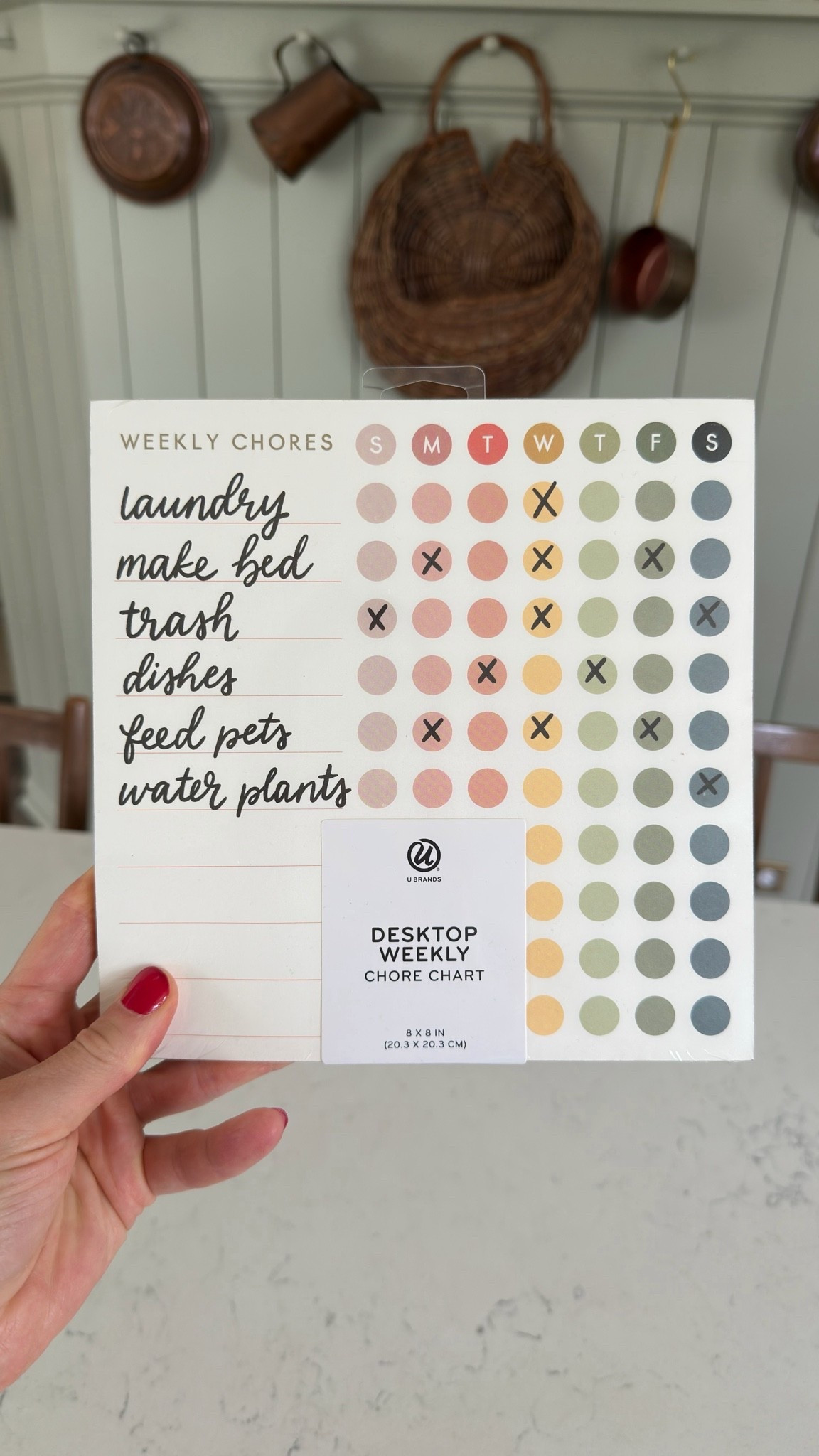 Love this tear off chore chart to keep the kids on track. Write out their daily responsibilities and tear off a fresh sheet each week.

#LTKHome #LTKdayinmylife #LTKmomlife