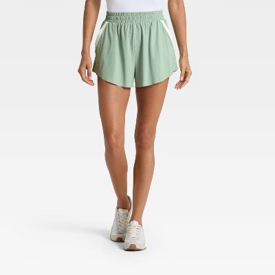 Women's Woven High-Rise Shorts 3" - All In Motion™ | Target