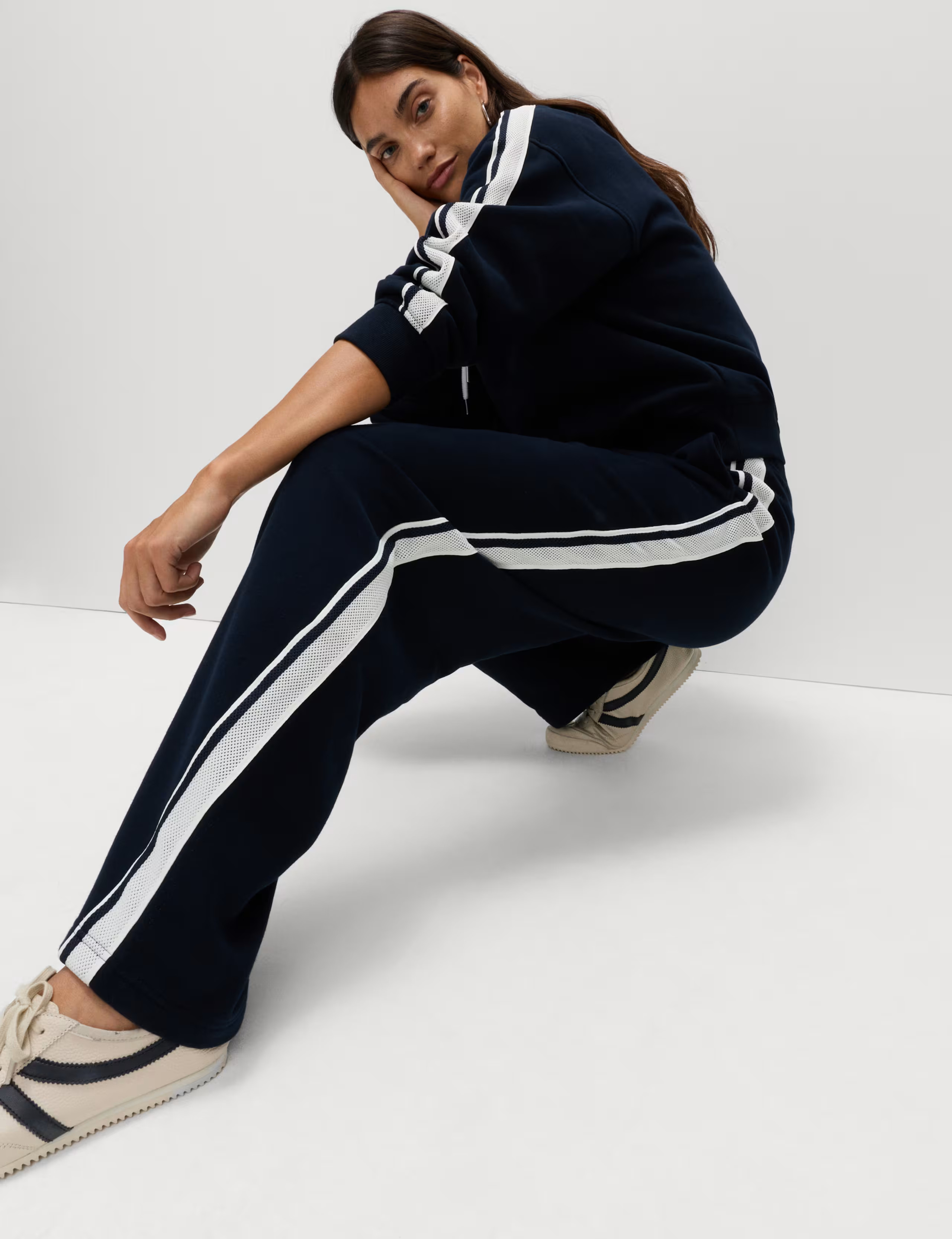 Pure Cotton Side Stripe Joggers | Marks & Spencer (UK)