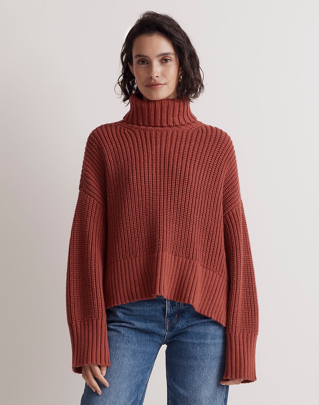 Wide Rib Turtleneck Sweater | Madewell