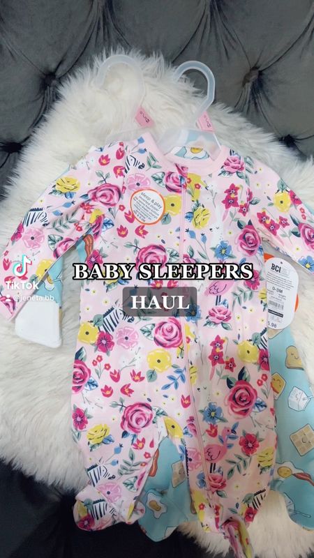 Baby girl newborn sleeper pjs outfit two way zipper easy diaper change floral round girl nursery baby must haves sleeping essentials Colton pjs Walmart kids 

#LTKbump #LTKSeasonal #LTKbaby