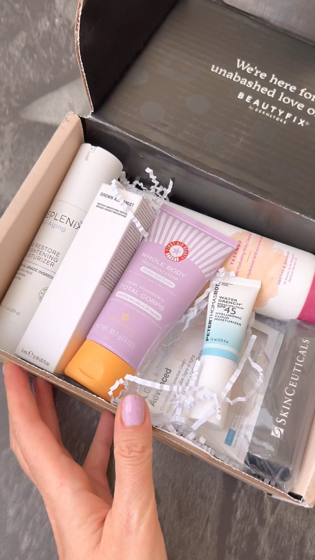 Hydration, glow, and summer-ready skin all in one box

The latest BeautyFIX: Sun-Ready Hydration is packed with skincare favorites worth over $200, featuring everything from hydrating cleansers and anti-aging treatments to SPF essentials and barrier-supporting formulas.

✨ My highlights:
• Replenix Age Restore Brightening Moisturizer
• HoliFrog Tashmoo Hydrating Milky Wash
• Peter Thomas Roth Water Drench SPF 45
• SkinCeuticals A.G.E. Interrupter Advanced

Perfect for keeping skin hydrated, protected, and glowing all season long.

Every month a little box of joy

🕊 Use code KATER for 15% off your own BeautyFIX box.

#romanoffbeautyclub

#BeautyFIX #Dermstore #SkincareBox #SkincareRoutine #SummerSkin #HydratedSkin #BeautySubscription #SkincareLover #Glowingskin