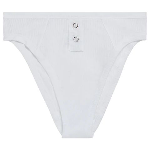 Whipped French Cut Brief in White | Negative Underwear