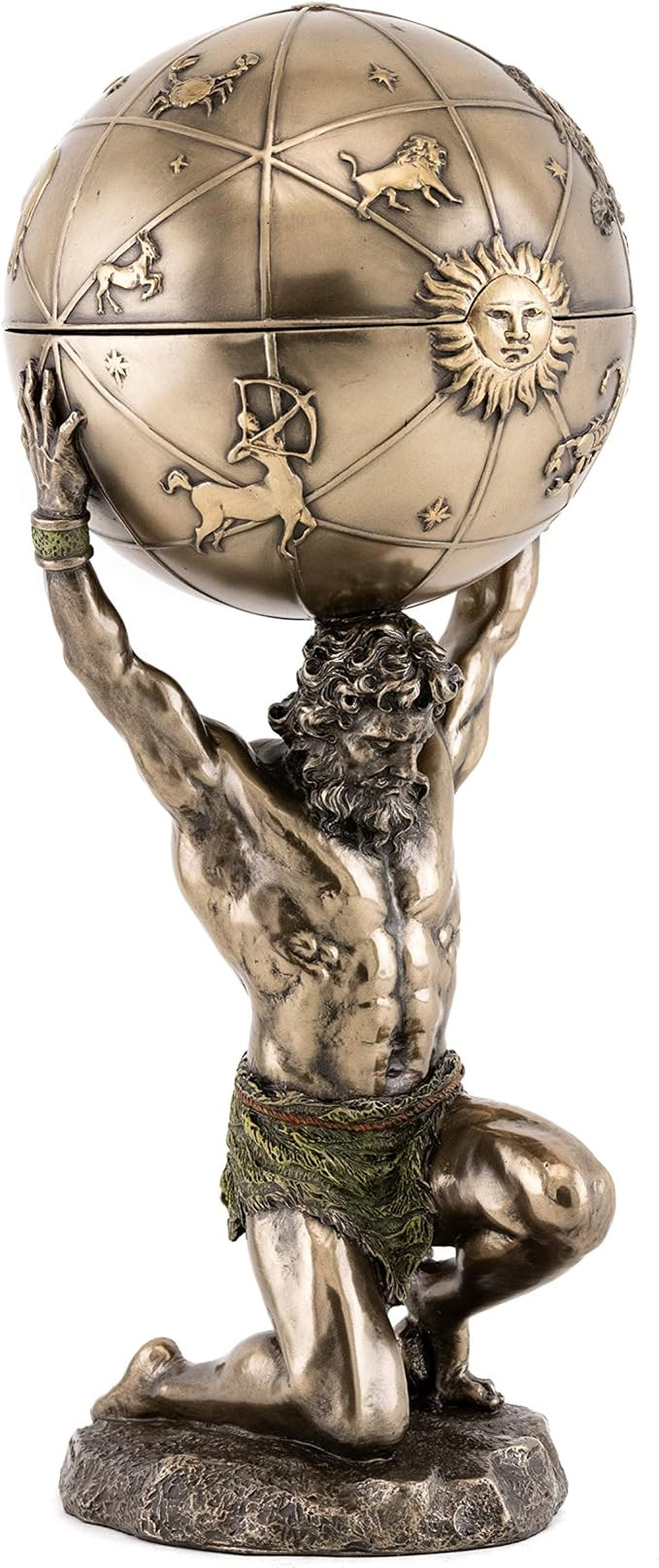 Top Collection Greek God Atlas Statue with Globe Container- Roman God of Heaven and Astronomy Scu... | Amazon (US)