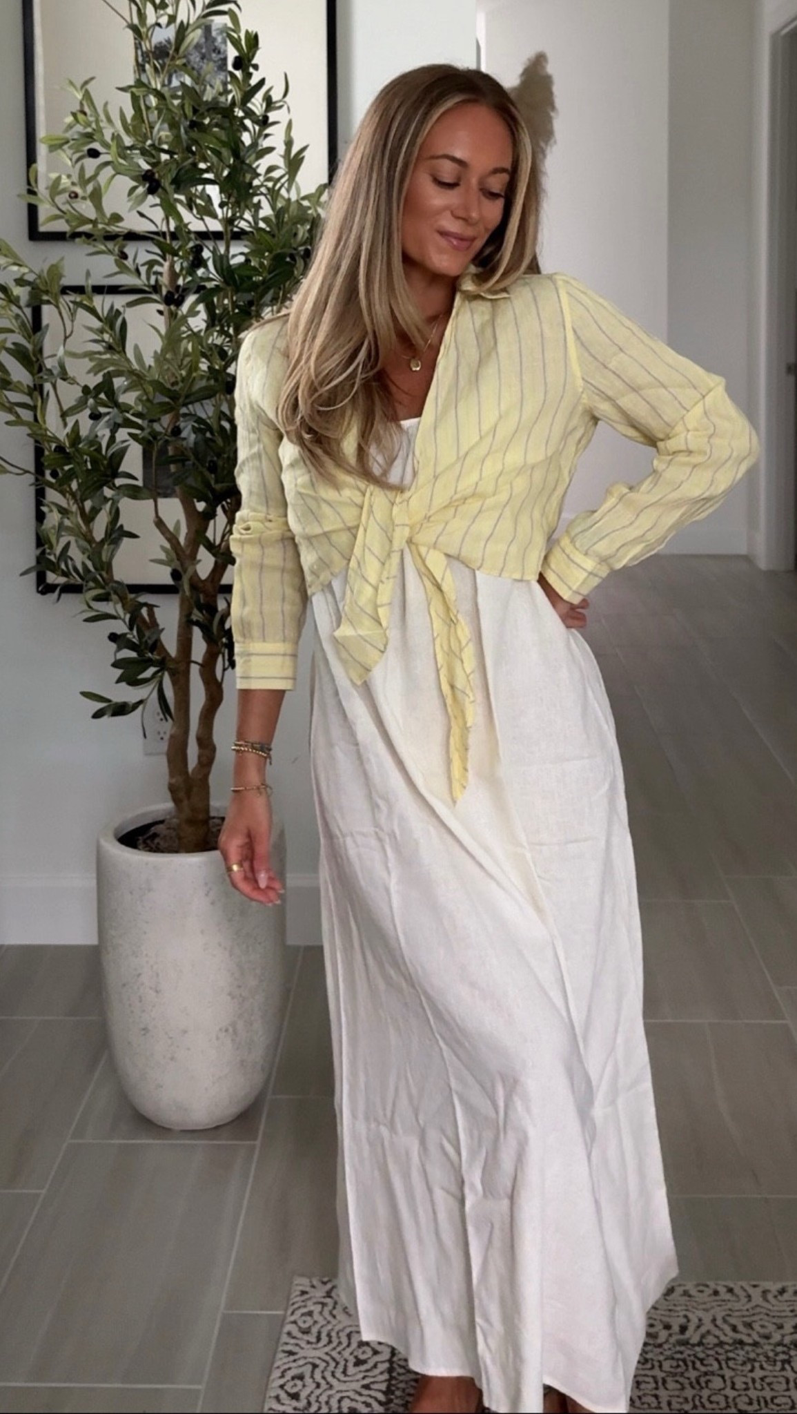 Styling my latest @Aritzia  haul, tying their striped linen top over a linen dress is the perfect casual summer look 

Wearing S in both

linen dress, linen top, striped linen top, linen blouse, layered outfit, summer dress, summer outfit, Aritzia outfit, elevated essentials, resort wear, vacation outfit, outfit inspo

#LTKootd #LTKTravel #LTKSeasonal