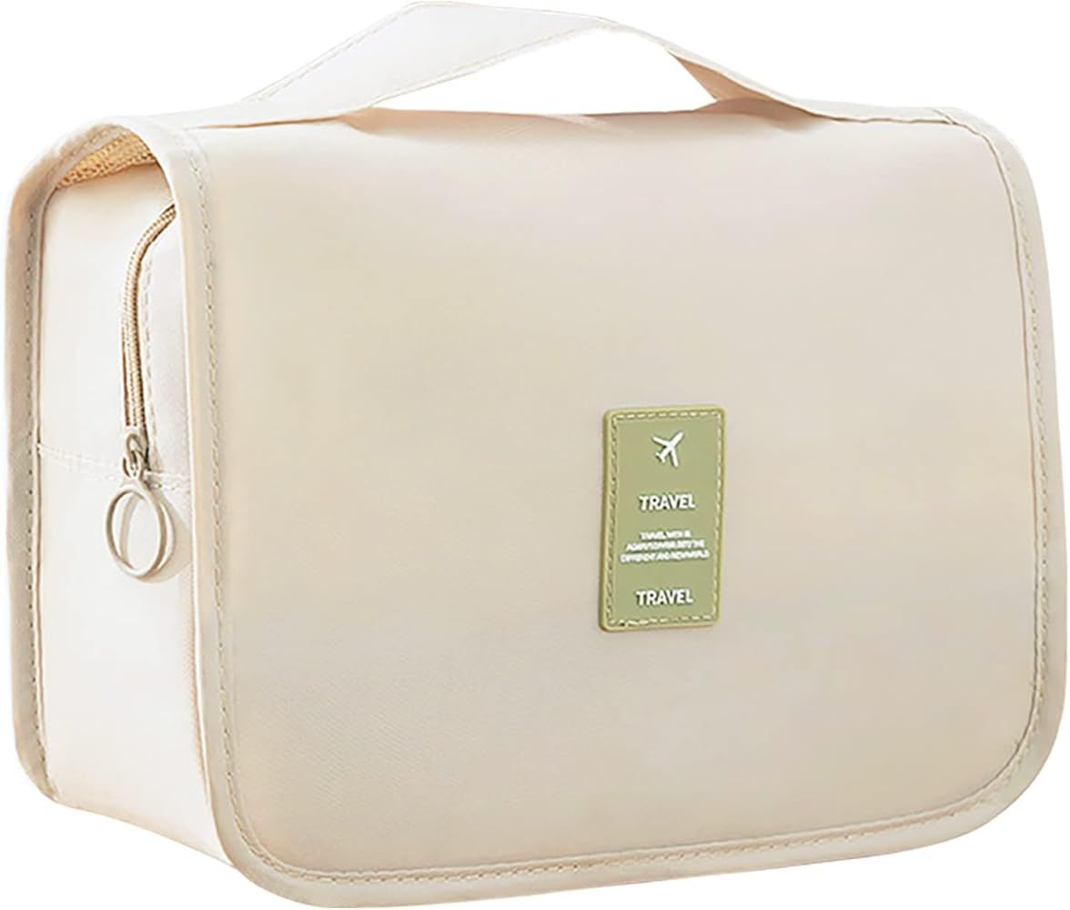 Makeup Bag Organizer Hanging Travel Toiletry Bag for Women, Water-resistant Cosmetic Bag for Girl... | Amazon (US)